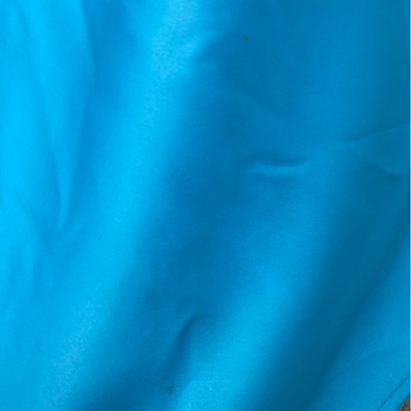 Vintage Y2K Cache Satin Beaded Strapless Long Blue Lace Up Back Dress Size 5/6 - Picture 9 of 12